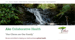 Desktop Screenshot of akohealth.com